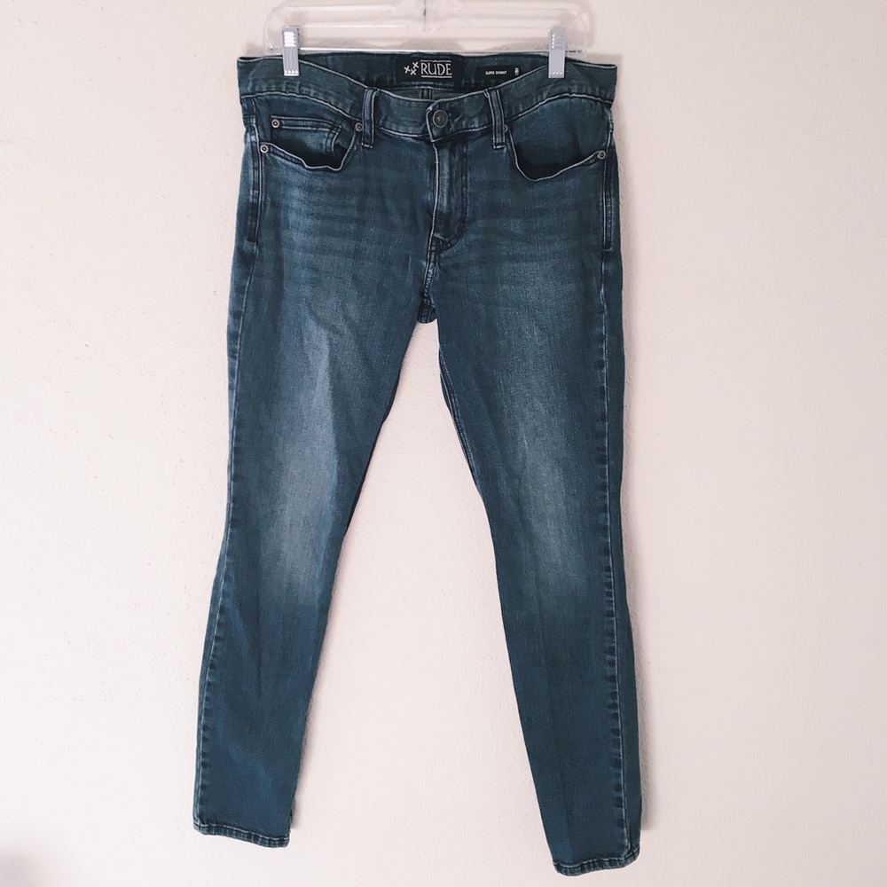 RUDE Men’s Jeans Skinny Flex Fit 32x32